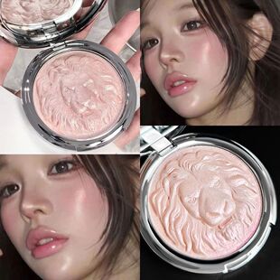 Shimmer Diamond Pink Highlighter 3 Colors Palette Brighten C