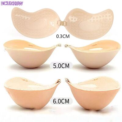 5CM/6CM Thickened Chest Sticker Invisible Silicone Bra for W