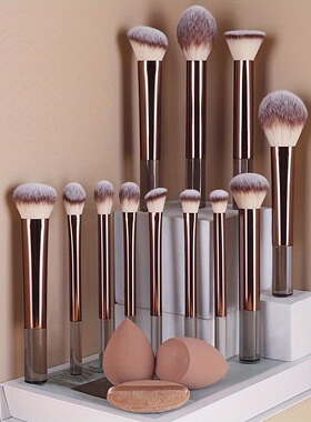 12PCS Makeup Brush Set Foundation Concealer Powder Eyeshadow
