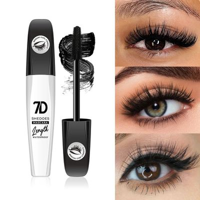 7D mascara waterproof and easy to remove makeup, no smudging