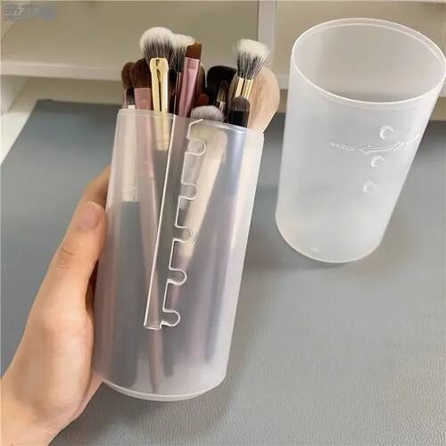 1PC Transparent Height PVC Makeup Brush Holder Display Stora