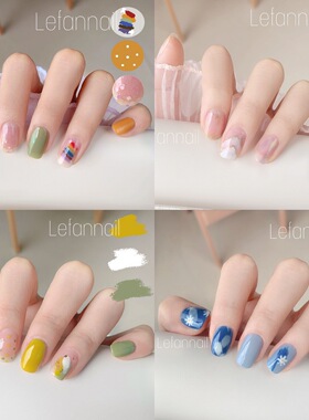 1sheet Nail Wrap Glitter Flower Nail Art Stickers Full Cover