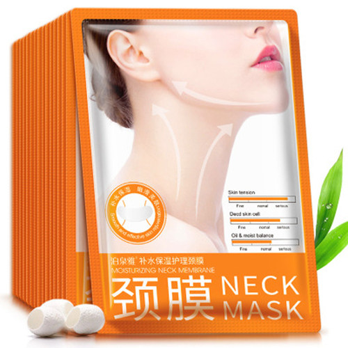 10pcs/lot Neck Mask Anti-wrinkle Tightening Hyaluronic Acid