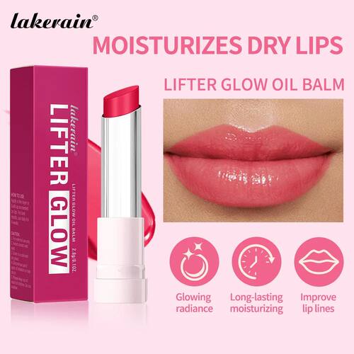 Glow Lip Oil Balm Long Lasting Moisturizing Nourishing Daily