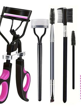 7/15pcs Eyelash Curler Set With Replacement Pads For Women E
