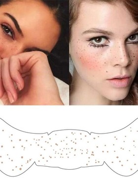 6pcs Sexy Fake Freckles Tattoo Stickers Freckles Makeup Stic