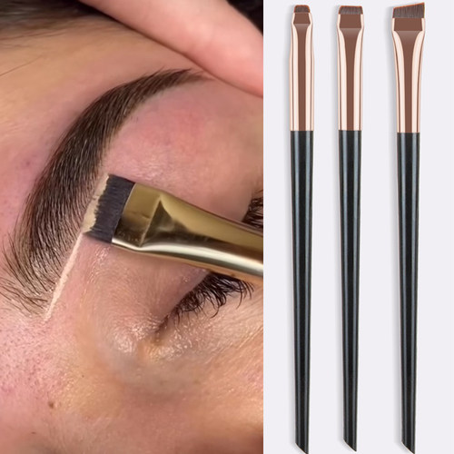 Blade Eyeliner Brush Eyebrow Brush Portable Flat Fine Eye Li