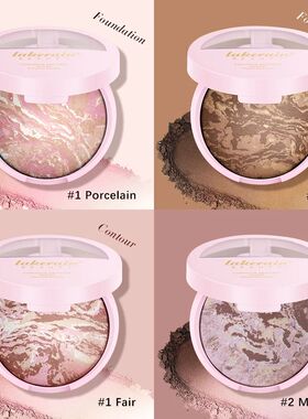 Baked Powder Foundation Oil Control Setting Makeup Pressed P