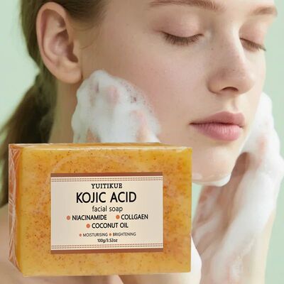 Kojic Acid Facial Soap with Niacinamide Collagen Coconut Oil