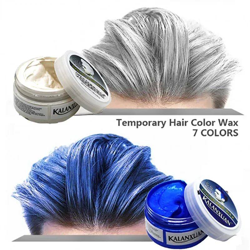 9 Color Hair Colors Wax Dye Temporary Molding Paste 8 Color