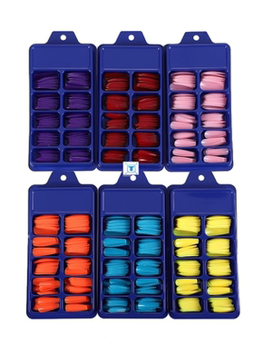 100 pieces of T trapezoidal fake nails summer net red candy