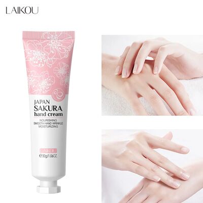 Sakura Hand Cream Whitening Wrinkle Removal Anti-crack Moist