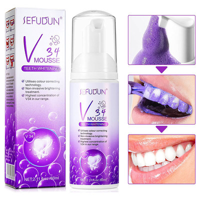New Arrival V34 Series SEFUDUN Whitening Tooth Toothpaste Fr