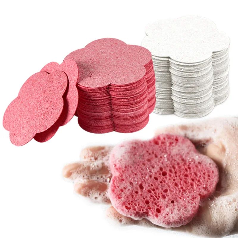 20PCS Face Cleaning Sponge Pad for Exfoliator Mask Facial