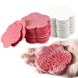 20PCS Face Cleaning Sponge Pad for Exfoliator Mask Facial