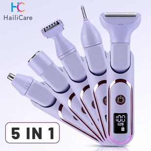 5 in 1 Electric Razor for Women Shaver Lady Shaver Body Hair