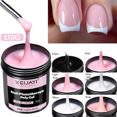 Nailpop Milky Smooth Builder Gel 150g for Nail Extension
