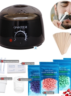 Depilation Wax Dipping Pot Hair Removal Waxing Kit Removing