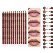 Lipstic Pencil Colors Liner Lipliner Lip Matte Set Velvet