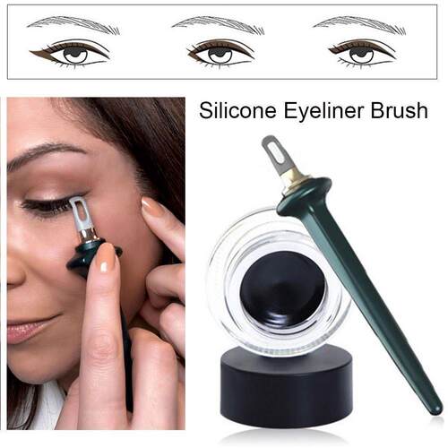 1 Set Eyeliner Guide Tools Easy No-Skip Eyeliner Gel Reusabl