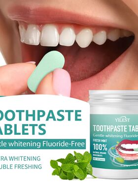60/30 Tablets Mint Flavors Toothpaste Tablets Improve Bad Br