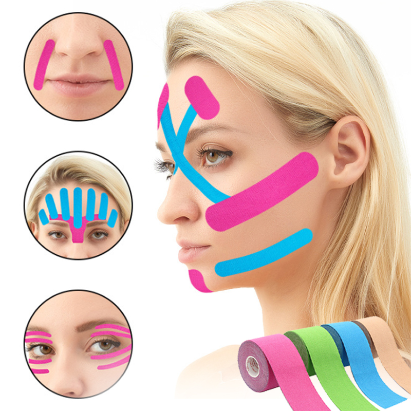 5CM*5M Kinesiology Tape For Face V Line Neck Eyes Lifting-封面