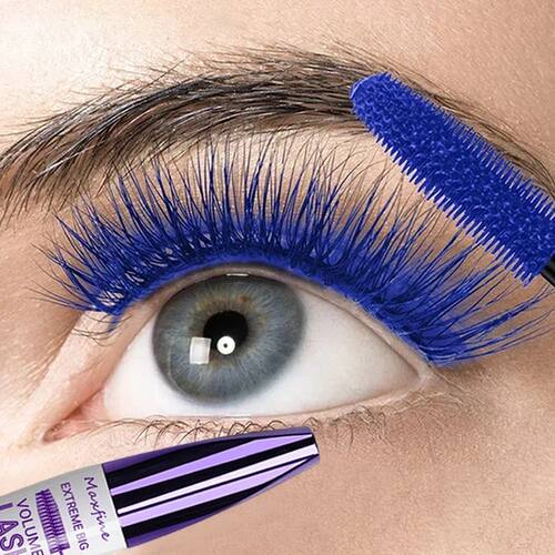 5D New Stereo Mascara Blue Colors Waterproof Long Lasting Cu