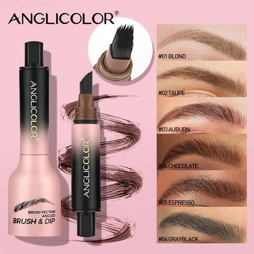Wild Eyebrow Tint Pen Square Angled Brush Velvet Waterproof