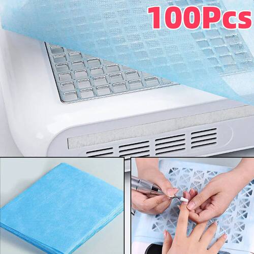 100Pcs Nail Vacuum Clean Collector Filter Paper Set 20*24cm