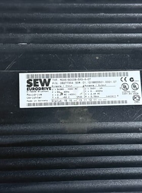 议价 SEW MDX61B0008-5A3-4-OT 变频器 可维修