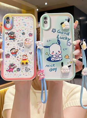 适用于红米9A手机壳可爱女生m2006c3lc卡通全包边hongmi9c搞怪少女新款redmi 9a保护套ins风高颜值redml9c潮