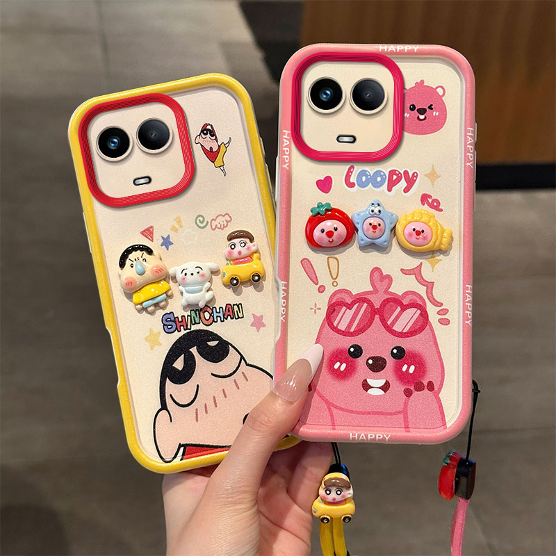 卡通可爱情侣全包边防摔