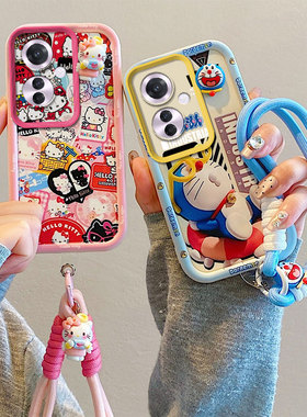 适用于OPPO Reno11F手机壳时尚可爱女opopreno12f卡通搞怪ren011f高颜值ooppreno12f保护套新款学生reon11f