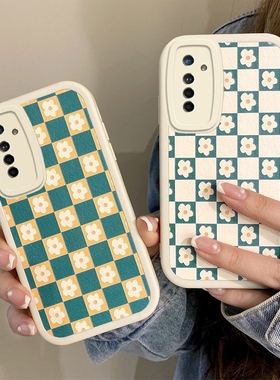 适用于oppok5手机壳OPPOK5硅胶软壳realmex2白框opporealmext贴皮PCNM00网红ins女opopk5新款PCNMOO防摔直边