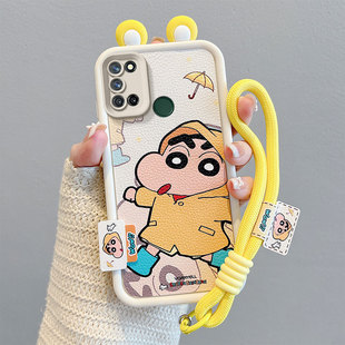 适用realme真我7i手机壳时尚潮女款C17硅胶少女小羊皮保护套ins动漫图案立体趣味外壳