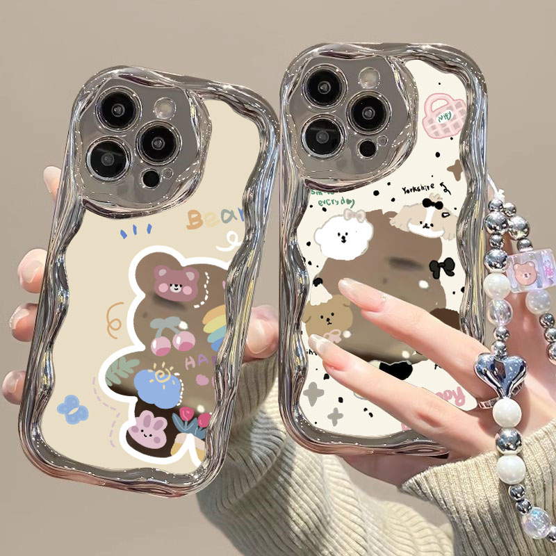 苹果不会撞壳泼墨小狗手机壳