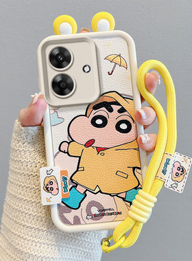 适用realmeNote60手机壳时尚潮女款realme真我C61硅胶少女小羊皮保护套ins动漫图案立体趣味外壳