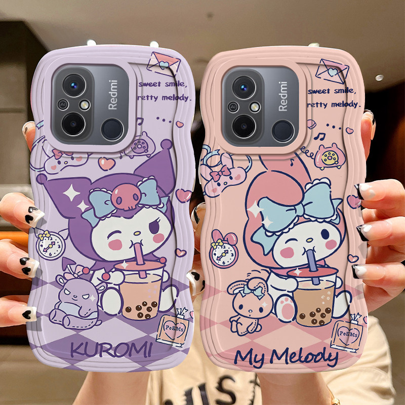 适用于红米12C手机壳卡通情侣redmi 12c保护套创意动漫红迷12c简约波浪hongmi 12c潮女可爱reami12c硅胶学生使用感如何?