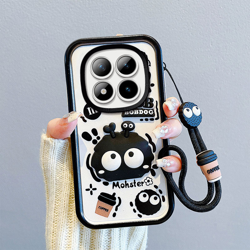 立体卡通适用红米Note15pro4g国际版手机壳Note15pro个性磨砂25080RABDC防摔立体简约彩绘动漫潮男女创意全包