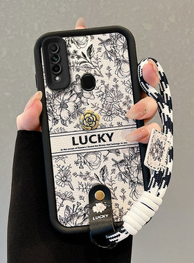 适用oppoA31手机壳A8磨砂PDBM00手绳 A8学生女 a8小羊皮opoa8创意opa8山茶花oopo Α8可爱保护套潮流时尚潮