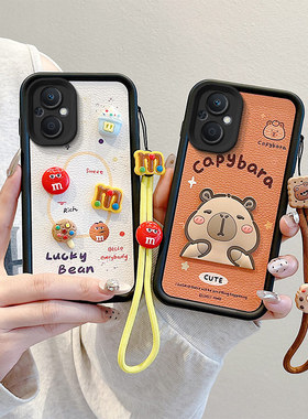 适用OPPOReno7Lite手机壳软硅胶reno8lite/7lite时尚男女opop reno8z煤球卡通可爱女0ppo reon8z保护套日韩潮