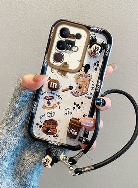 卡通可爱适用iqooZ10x手机壳V2445A简约IoqoZ10×创意Iq00Z1ox保护套iqqoZ10x全包边磨砂可爱潮少女立体防摔