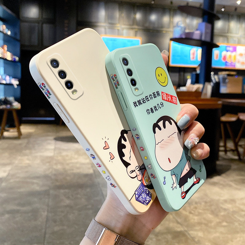 vivo y70s手机壳iqoou1精孔摄像头vivo全包边防摔y51s个性时尚女款vi