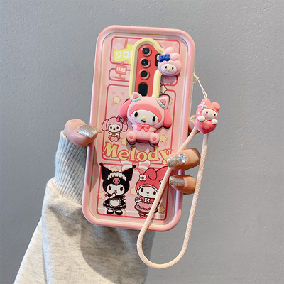创意立体适用于OPPOA11手机壳ins风卡通A11x简约手绳A15情侣A15s潮流时尚男女男女潮外壳保护套