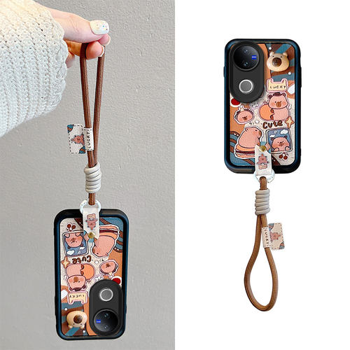 卡通可爱煤球立体带手绳