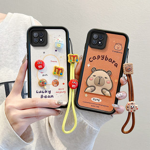 可爱女0ppoa53保护套新款 适用Oppo a53煤球卡通oopoa53个性 5g手机壳软硅胶男女opop opooa53日韩m豆外壳 a53