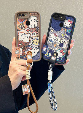 山茶花适用OPPOA11K手机壳立体卡通a12可爱A12S秋冬小羊皮好看潮女ins保护壳