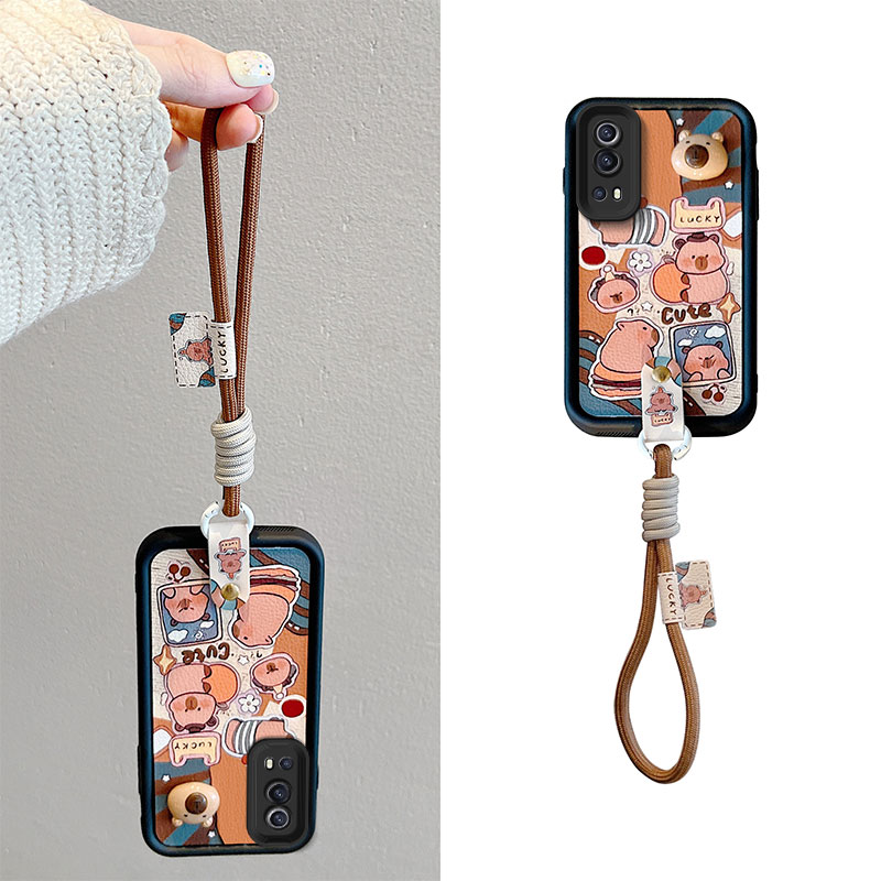 卡通可爱煤球立体带手绳