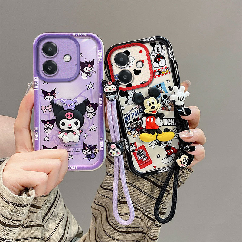 库洛米适用realme Note60手机壳3d公仔米奇realme真我C61男女叮当卡通趣味可爱壳