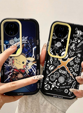 二次元适用vivoV40手机壳索隆路飞V40Lite新款动漫创意全包边防摔硅胶磨砂壳